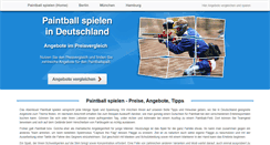 Desktop Screenshot of paintball-spielen.info